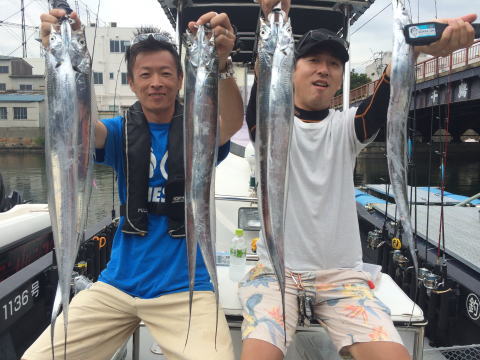 東京湾　太刀魚（2015　8/27）