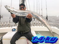 東京湾　太刀魚１，４キロ！　（2018　9/16）